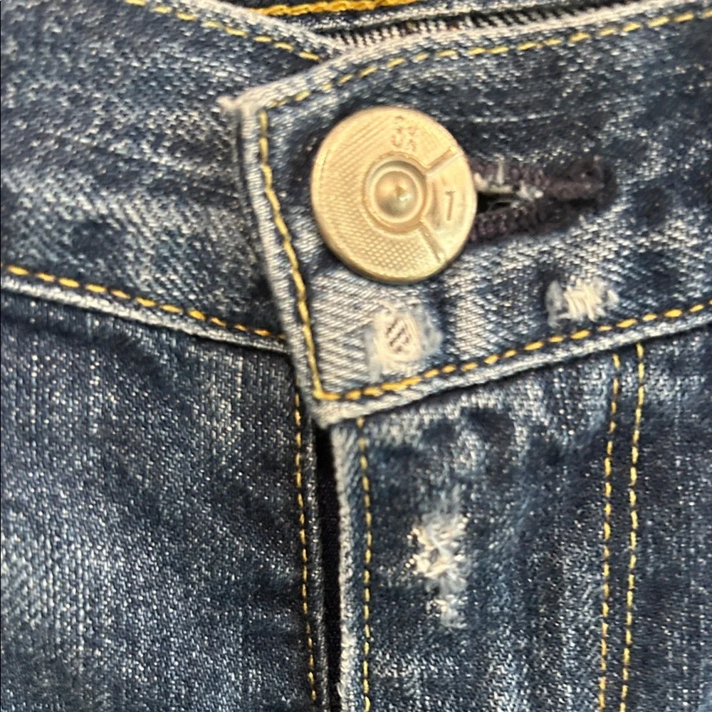 3x1 Women's Ripped Indigo Jean Shorts